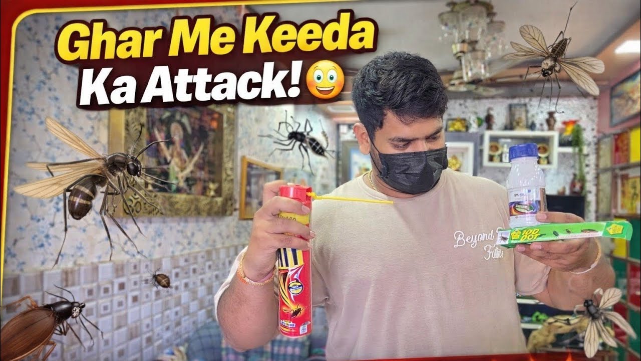 Aaj Ban Gaya Pest Control Wala 😂🦟🪰🪳