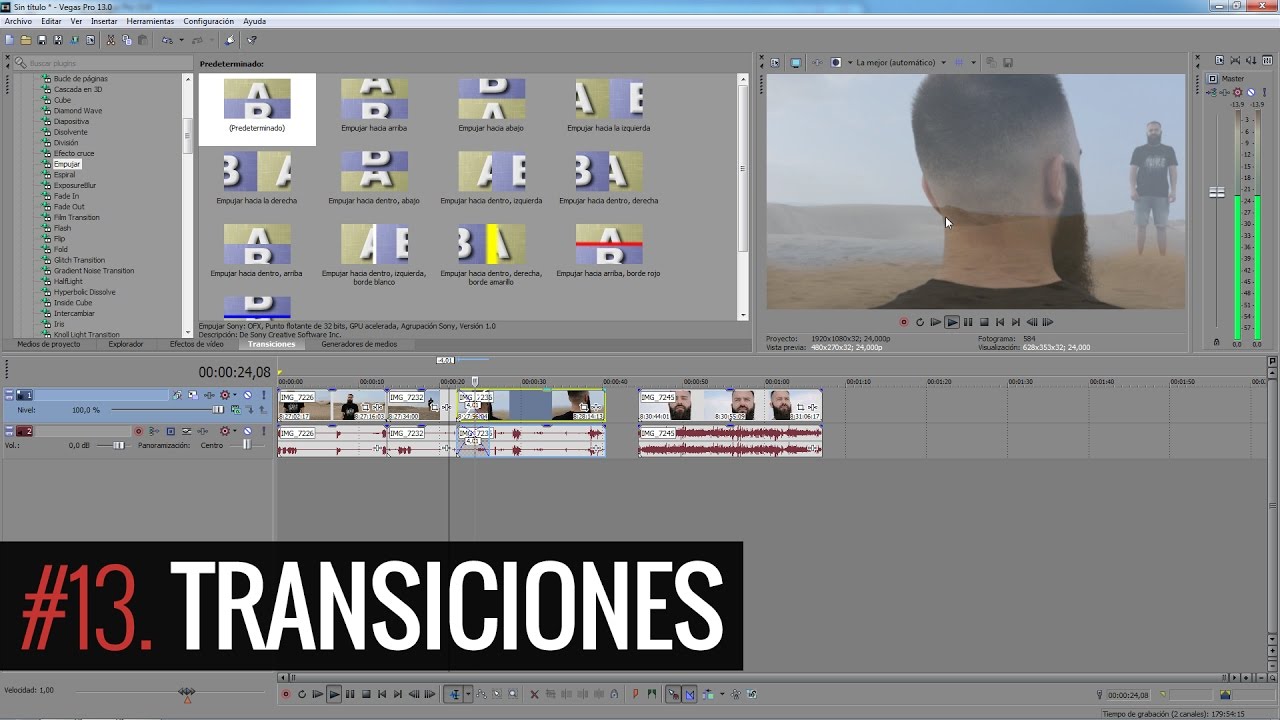SONY VEGAS PRO 13 #13 Transiciones (Tutorial)