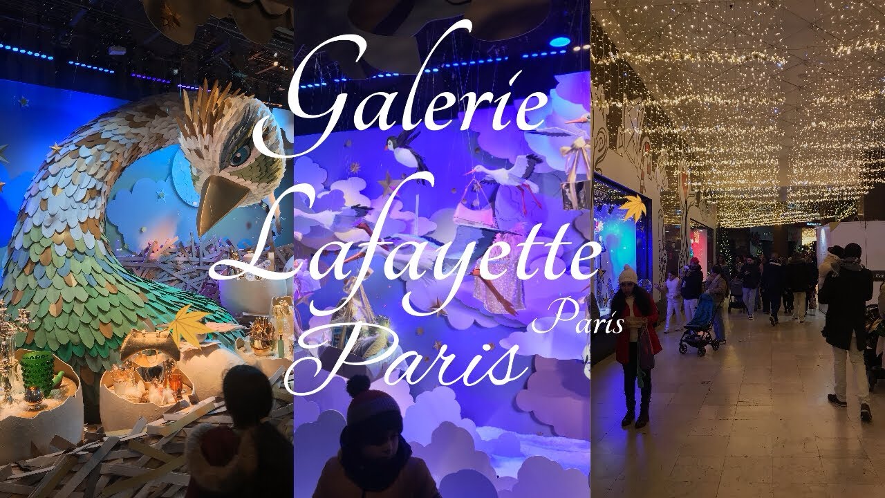 Galerie Lafayette Paris Christmas 2023