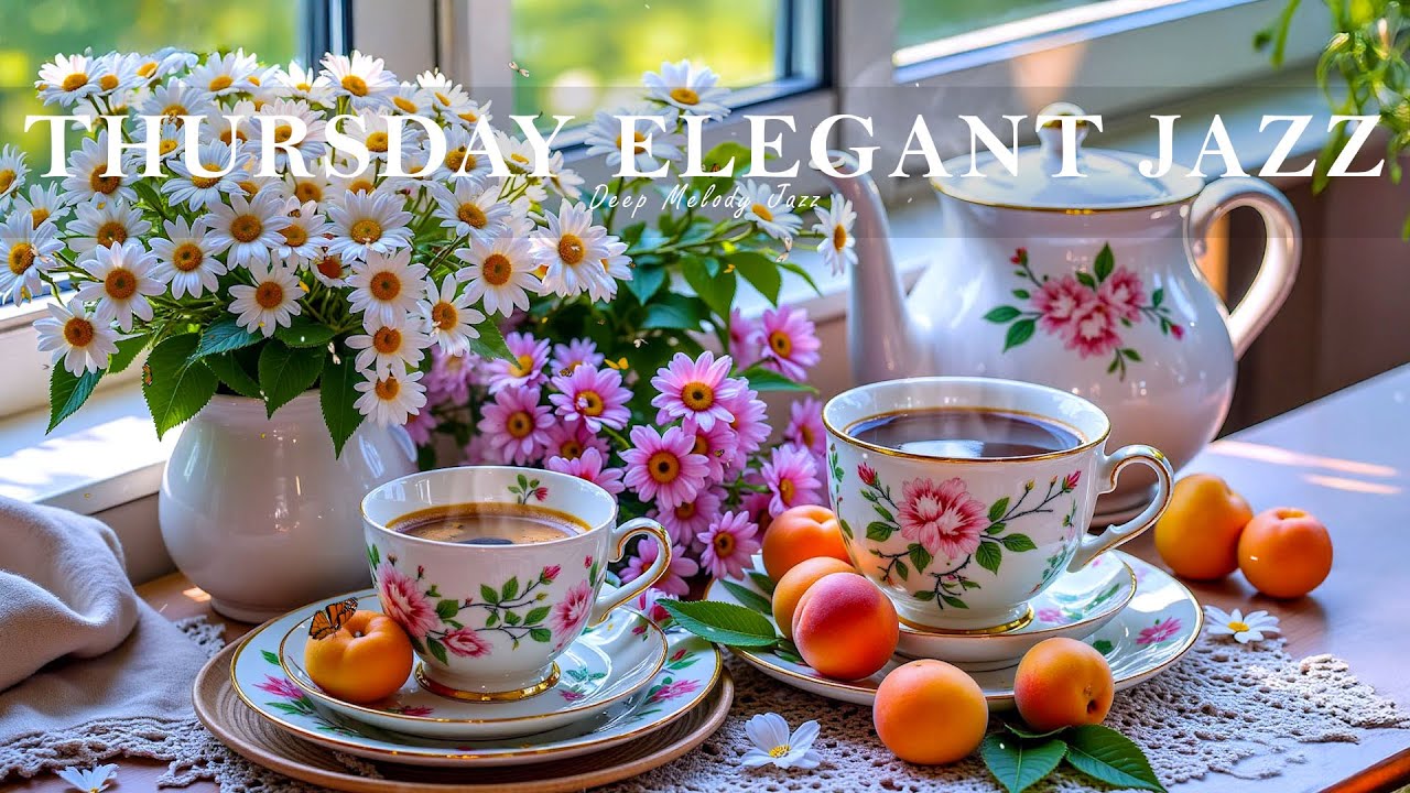 Элегантный джаз четверга ☕ Сладкое пиано босса-новы и расслабляющий кафе-джаз