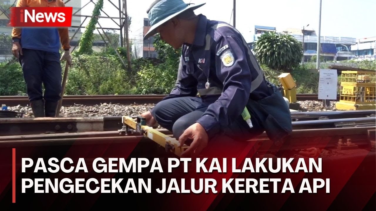 Gempa Magnitudo 5 Guncang Bandung, Perjalanan Kereta Sempat Dihentikan Sementara