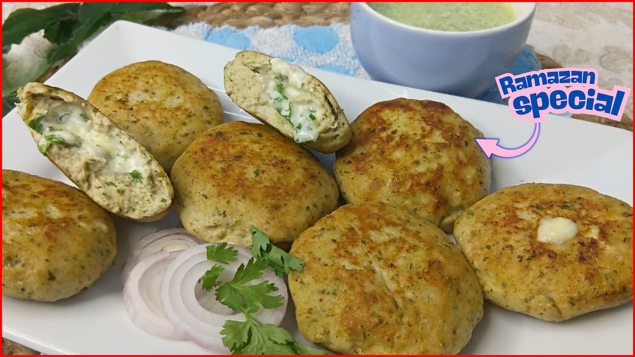 Cheesy Reshmi Kabab Recipe || Ramzan Special Iftar Recipe || Melt In Mouth Kabab ||Kitchen Delicious