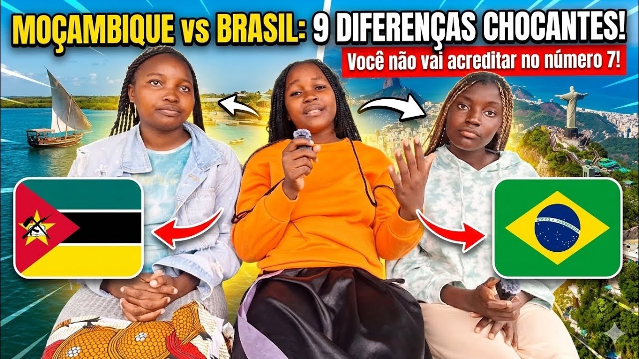 BRASIL É TÃO DIFERENTE ASSIM? 9 Coisas que mudam de Moçambique para o Brasil!
