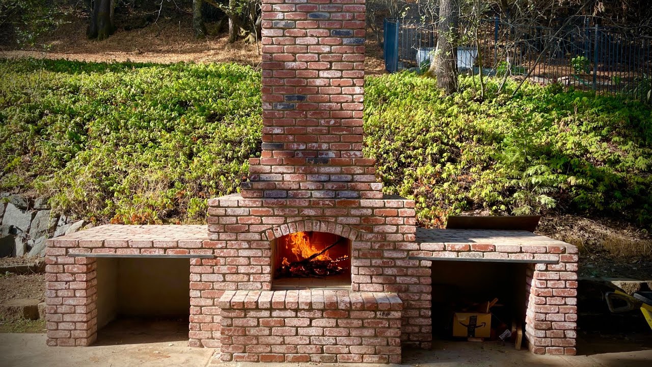 100 HOUR BRICK FIREPLACE (one man build) - Revived Craftsman