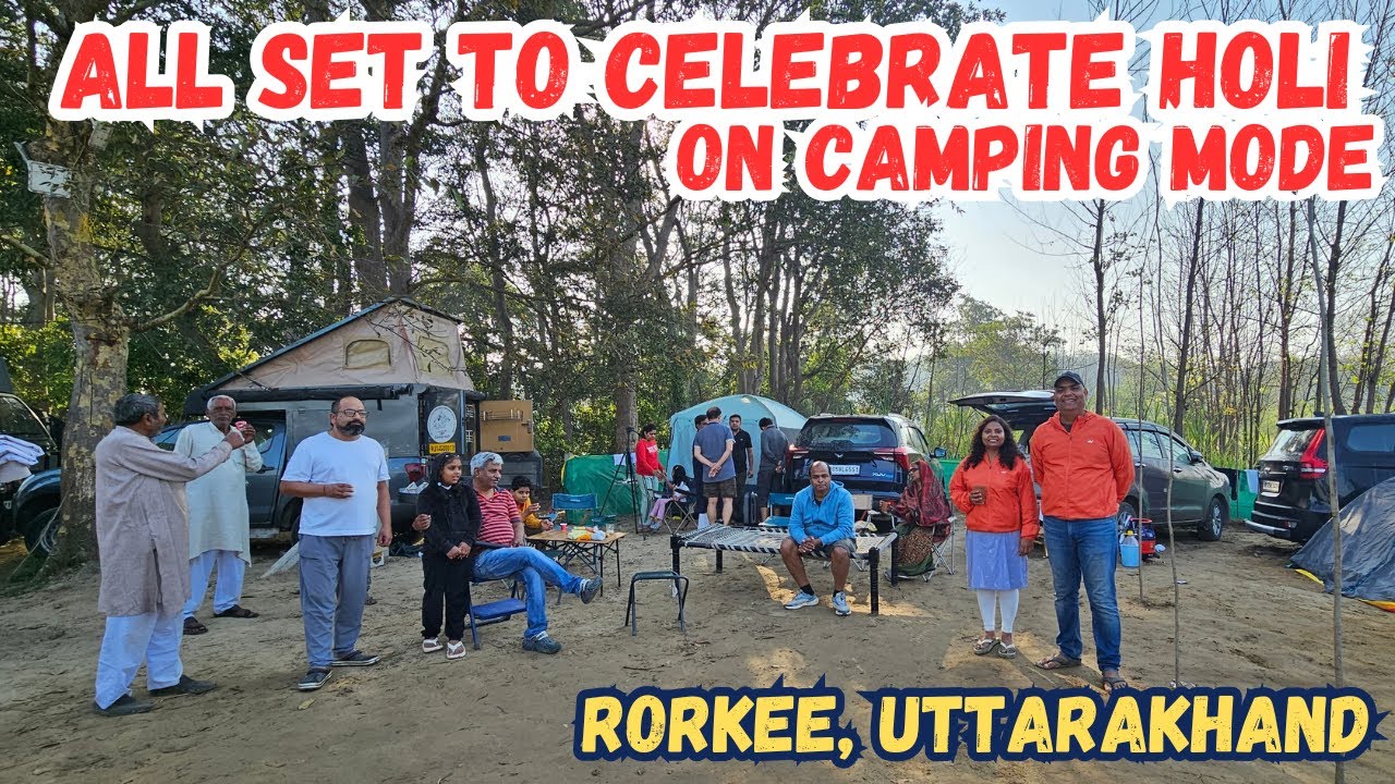 EP 416/ OVERLANDERS MEET IN UTTARAKHAND TO CELEBRATE HOLI ON CAMPING MODE/ VAN LIFE HOLI CELEBRATION
