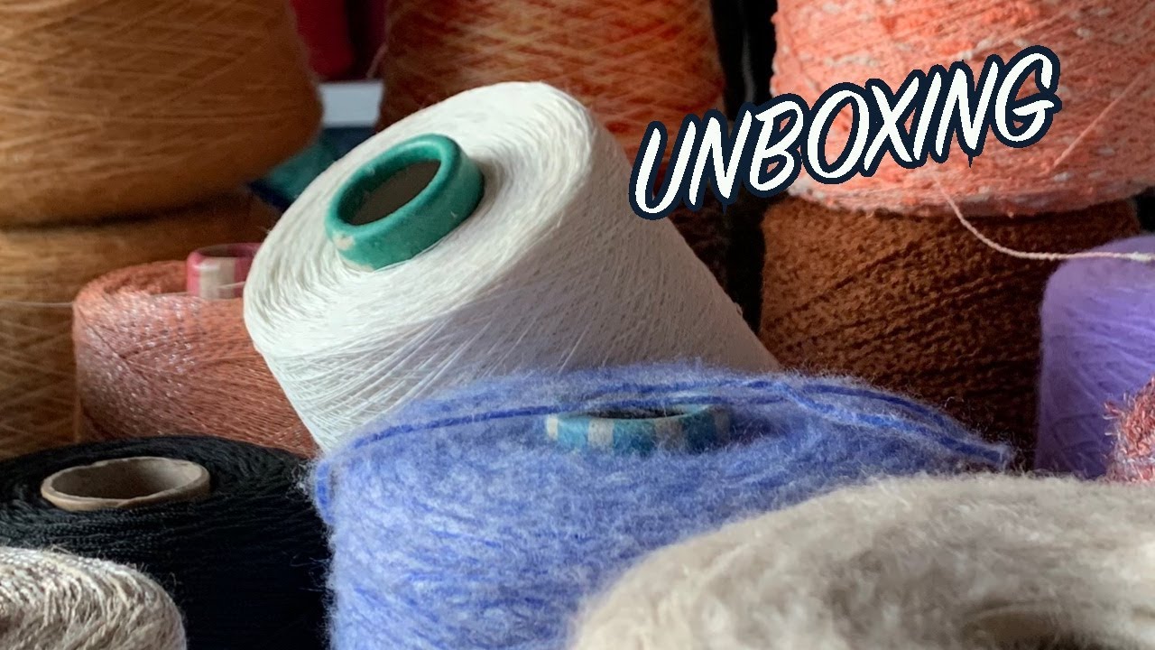 Unboxing outlet de lanas, compras laneras