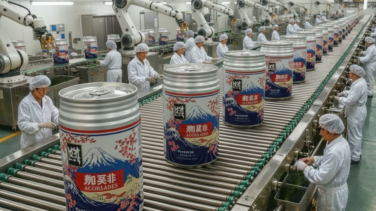 【驚愕】日本の巨大缶コーヒー工場に潜入！世界中の高級豆から100億円の製品ができるまでの全行程ドキュメンタリー