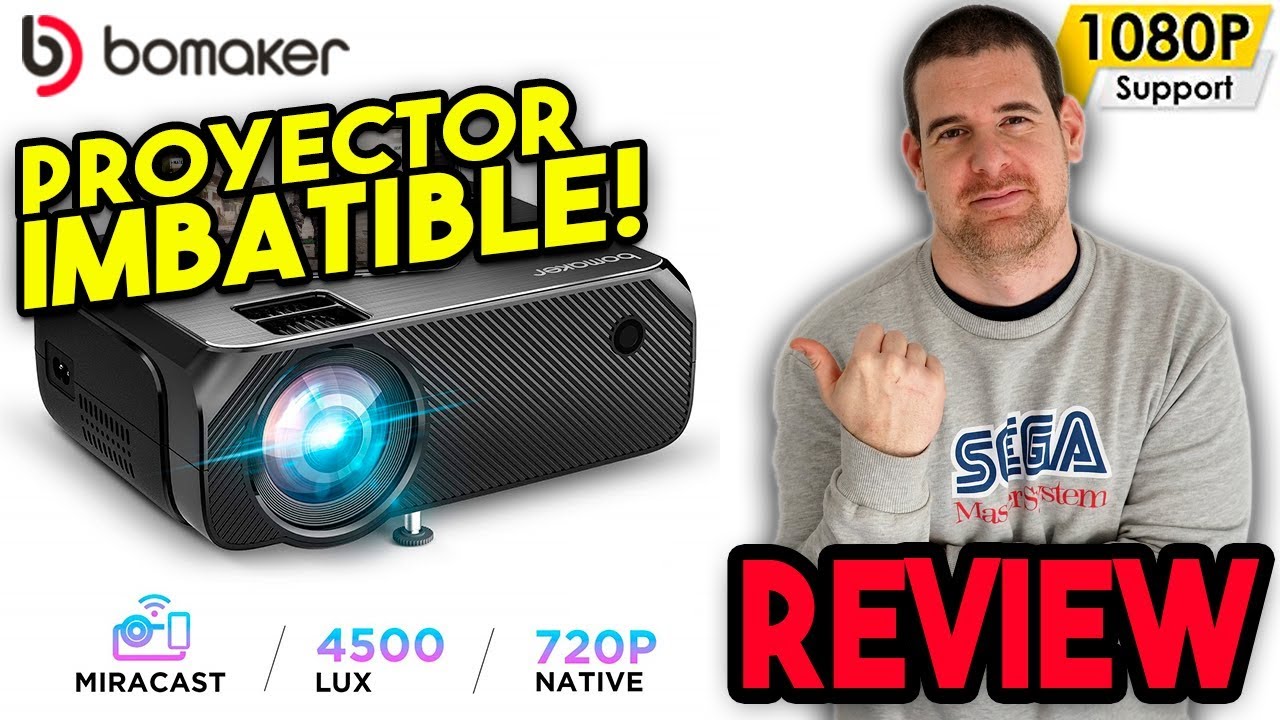 EL MEJOR PROYECTOR HD BARATO QUE HE VISTO!!! BOMAKER GC557 | ANÁLISIS | Gaming + Cine | NOVEDAD 2020