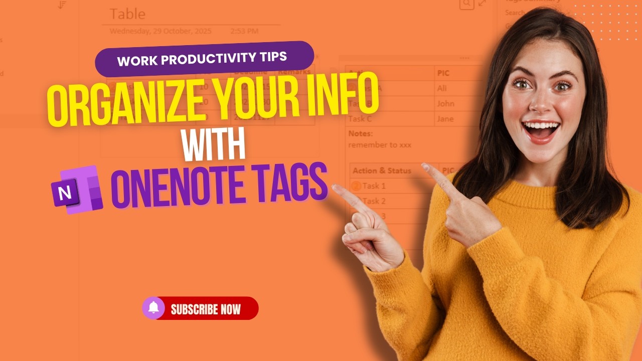 I Tried OneNote Tags Organization (it worked)