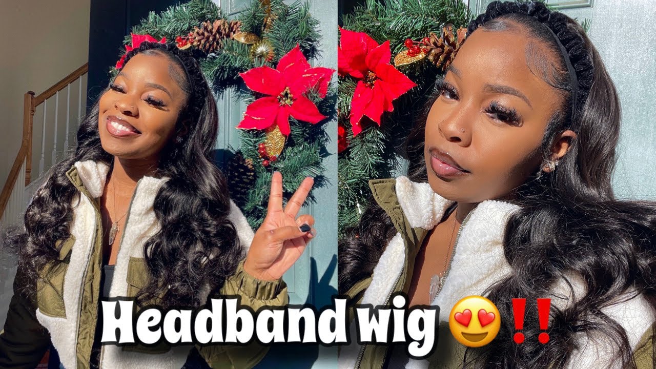 HEADBAND WIG SLAY 😍‼️ + BABY HAIR TUTORIAL Ft. ISEE HAIR 💕
