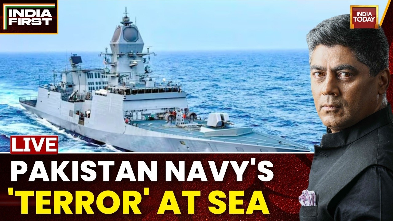 LIVE: Pakistani Ship Collides With Indian Navy Ship | Pakistan Navy's 'Terror' At Sea Exposed?