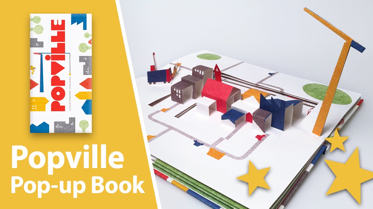 Popville Pop-Up Book by Anouck Boisrobert and Louis Rigaud