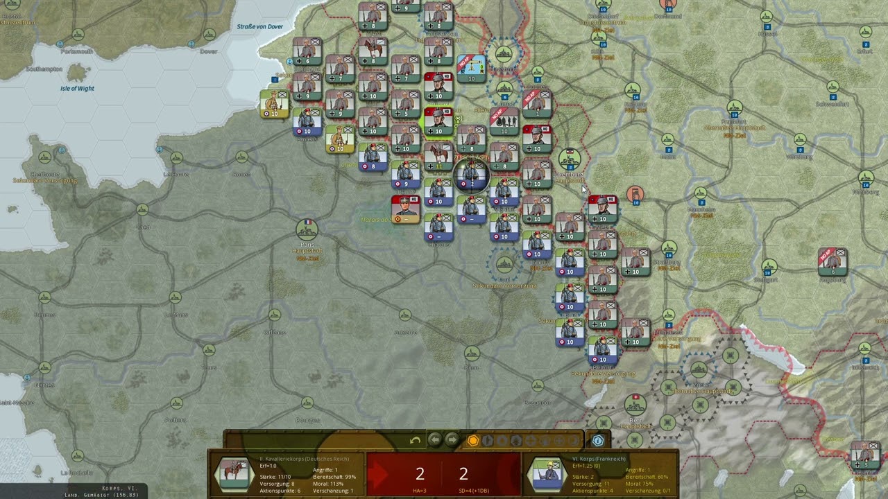 Strategic Command WW1 05 Schlieffenplan (+2/0/20 %) deutsch