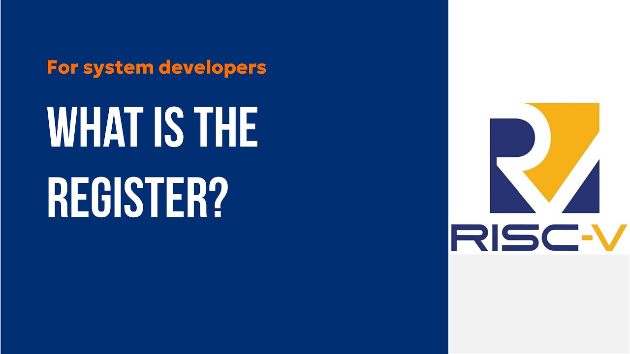 [RISC-V] What Registers Are in CPU Architecture