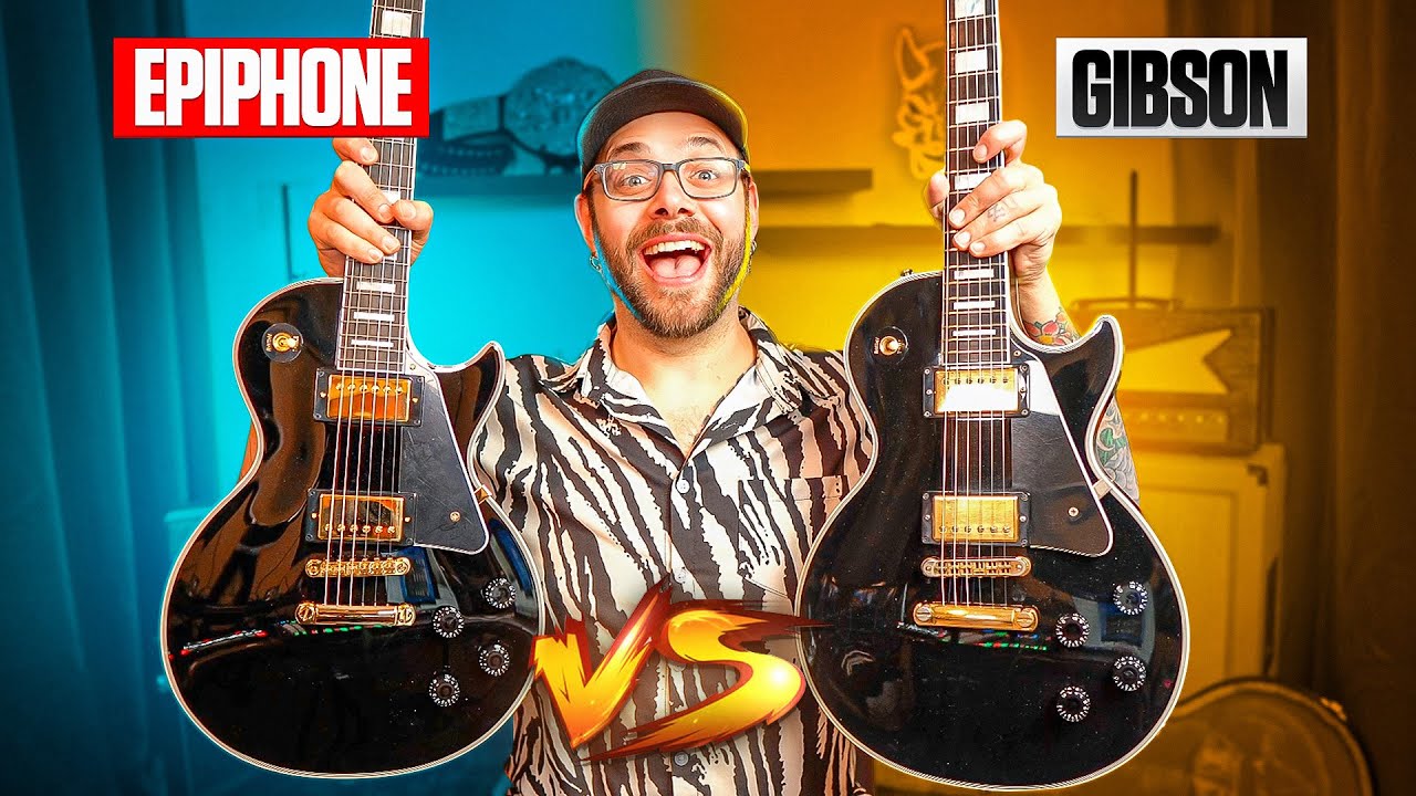 Do NOT Buy An Epiphone Les Paul Custom Until You Watch This! - Epiphone VS Gibson