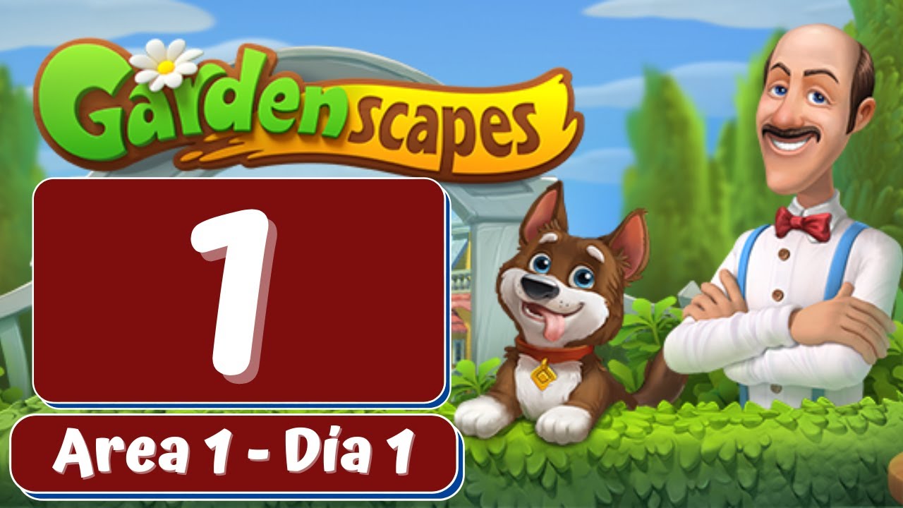 Gardenscapes 🌼 - Día 1 Gameplay Español