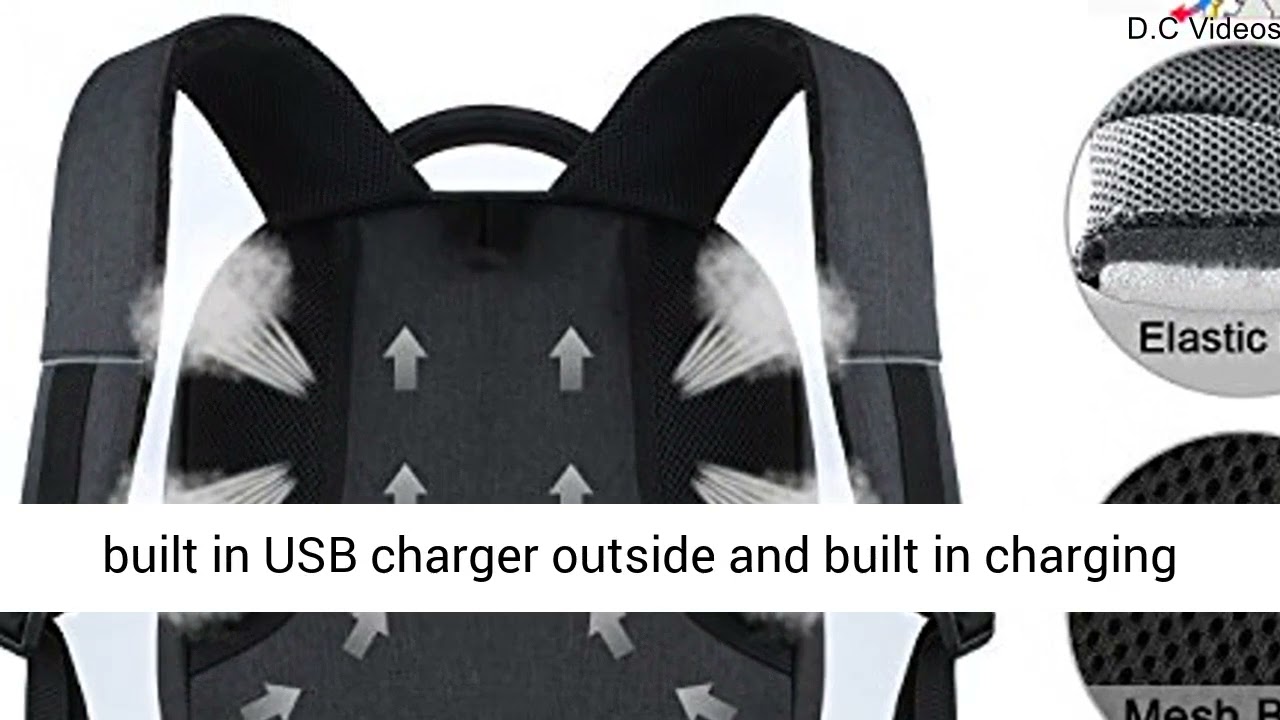 Laptop Backpack,Business Travel Anti Theft Slim Durable Laptops Backpack with USB Charging Port