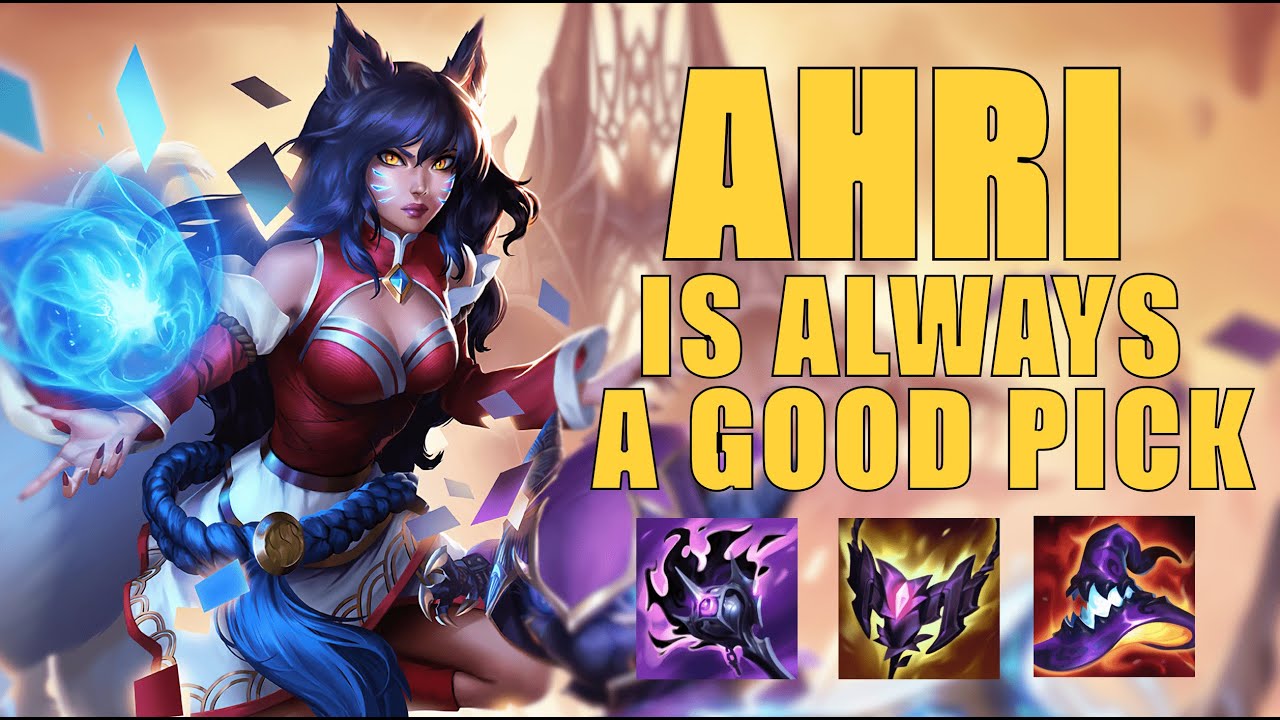 AHRI IS ALWAYS A STRONG AND FUN MIDLANER! | No commentary