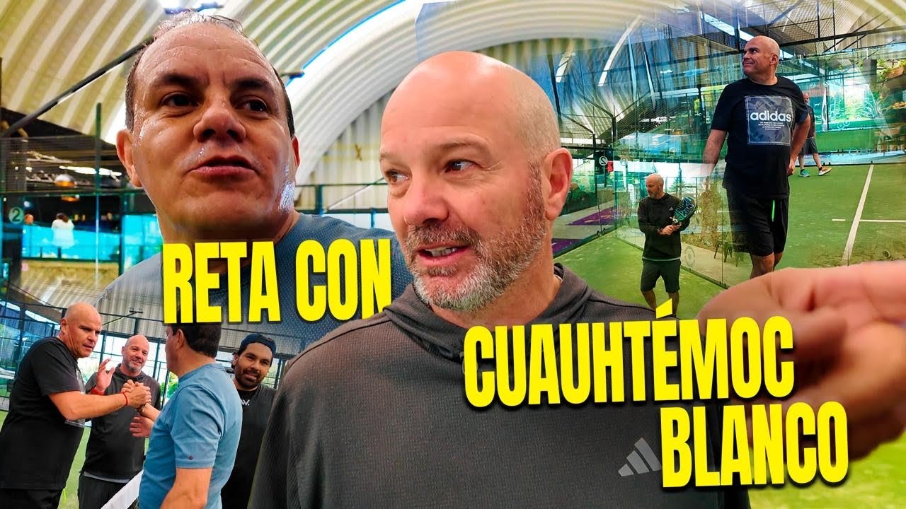 DR. GARCÍA y CUAUHTÉMOC BLANCO como nunca los habías visto... ¡Se armó la reta de PÁDEL!