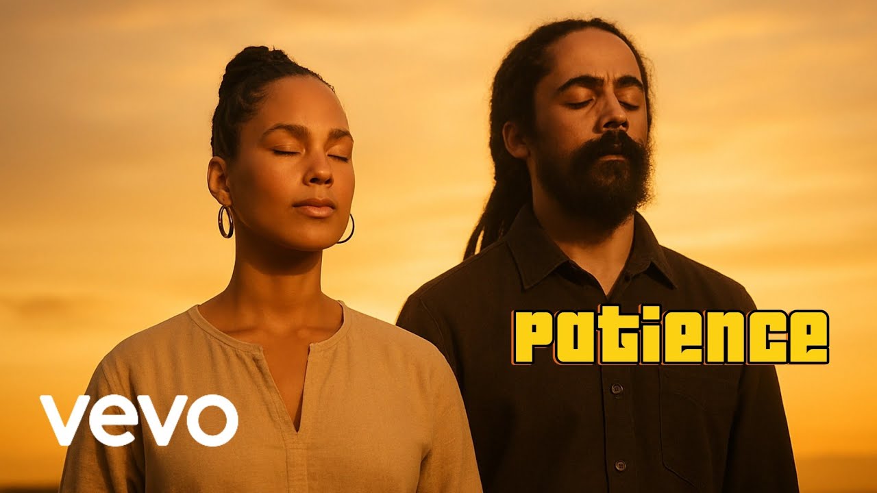 Alicia keys ft. Damian Marley - Patience (Official Gospel Lyrics Video)