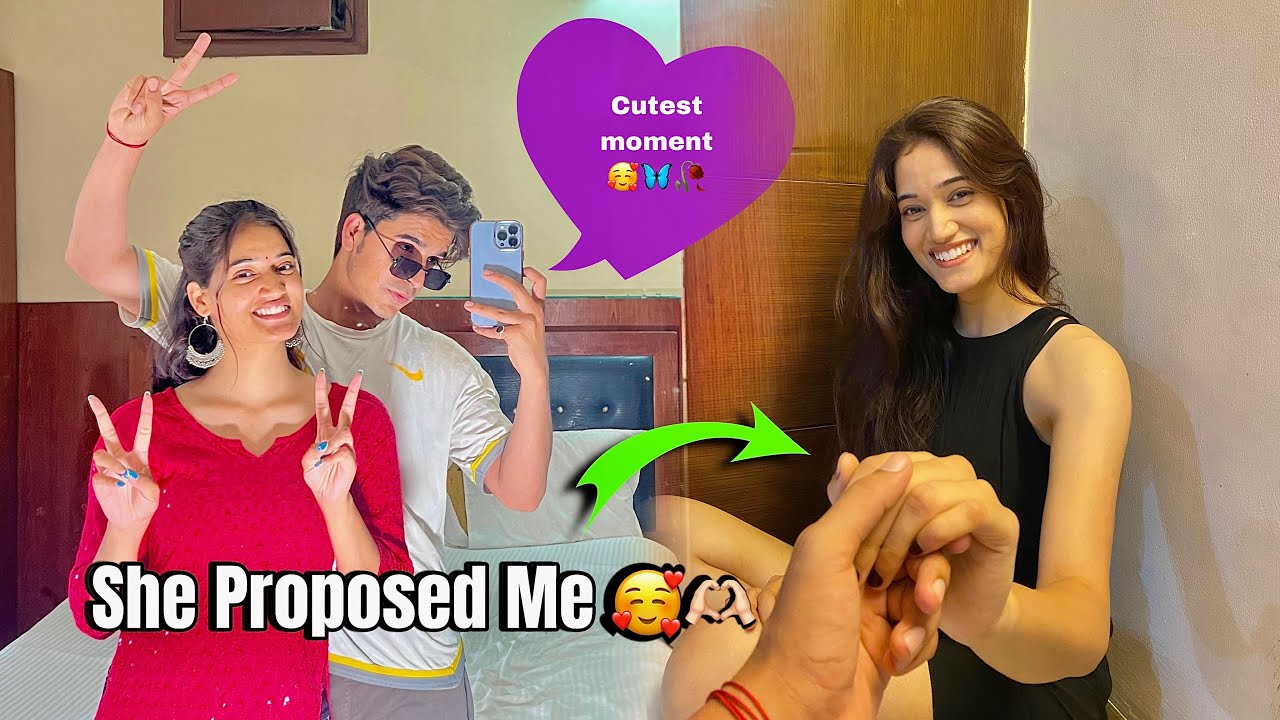 Finally She Proposed Me 😍 And Everyone Knows Answer 🥰❤️ | kkkipower | #love