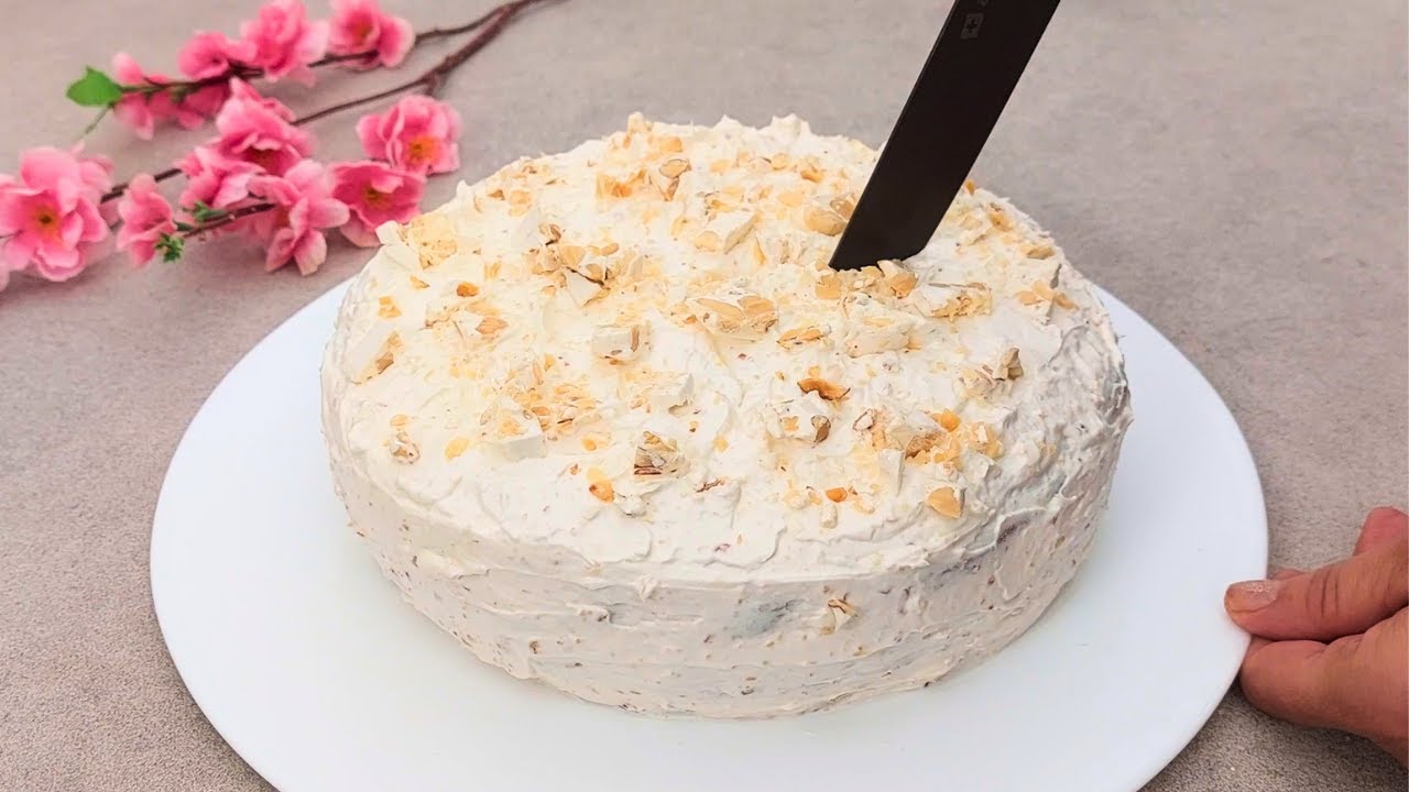 Torta di Natale senza forno! Dessert facile e semplice! Si scioglie in bocca!