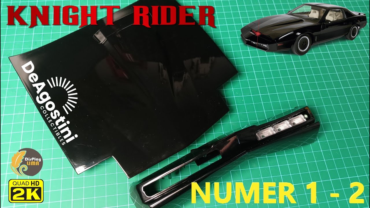 Deagostini Knight Rider Car 🛠️Zbuduj model kultowego KITT-a - Numer 1-2 🛠️Montaż Maski oraz zderzaka