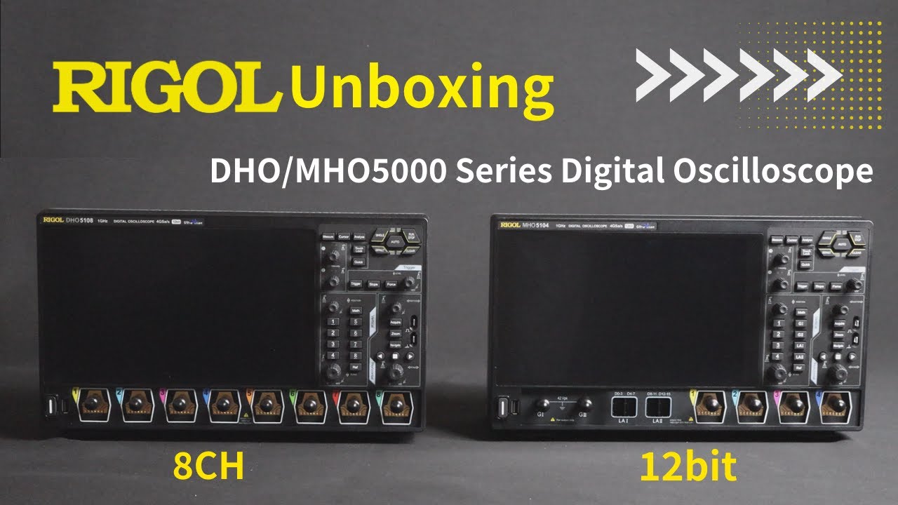 Распаковка осциллографа RIGOL MHO/DHO5000