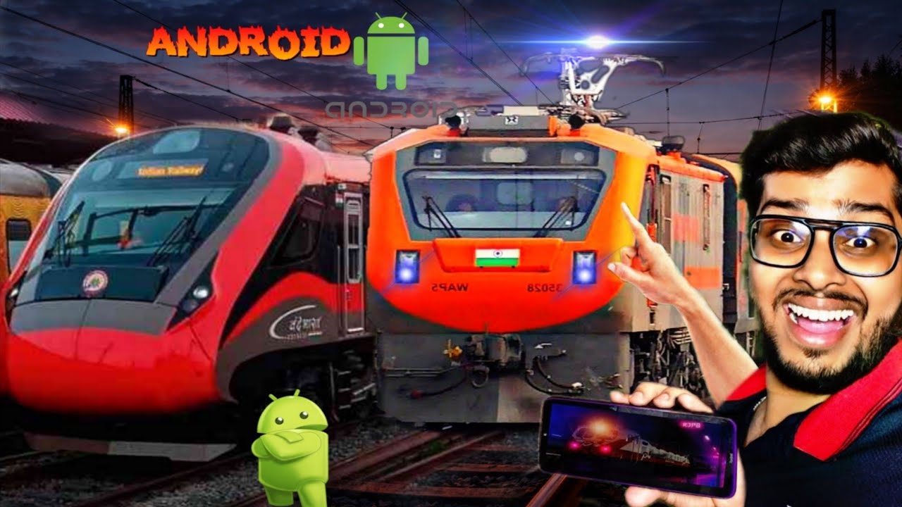 😱I TRIED THE BEST ANDROID TRAIN GAME AT NIGHT || Real Mobile Train Game 