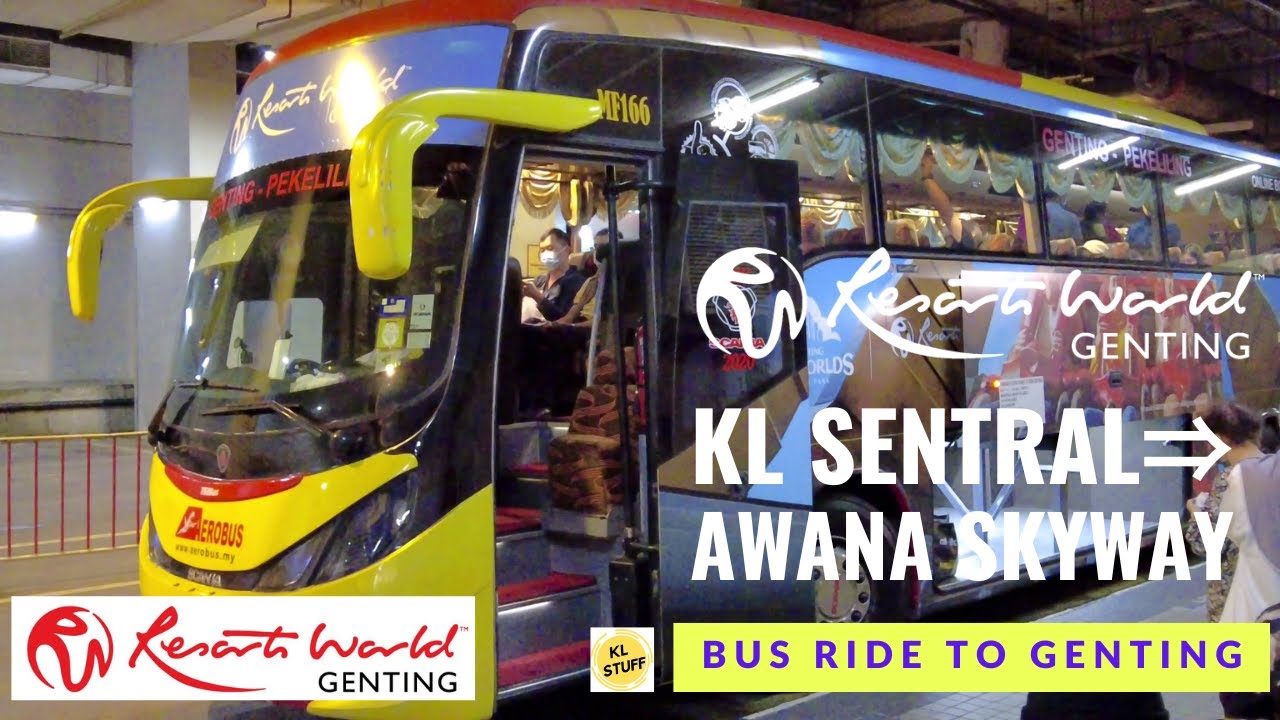 Bus Ride to Genting Highlands | KL Sentral ⇒ Awana Skyway