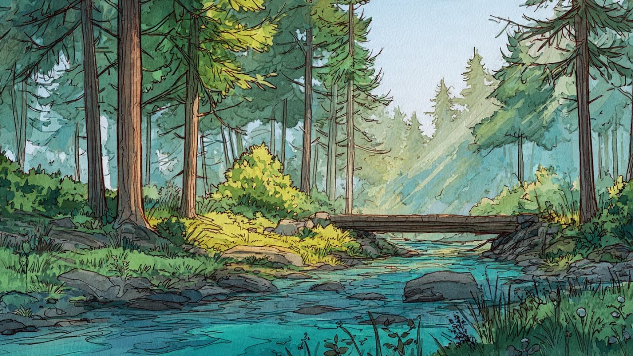 Forest Morning Chill 🌿 | Gentle Acoustic Music for Study & Focus, Vol. 2