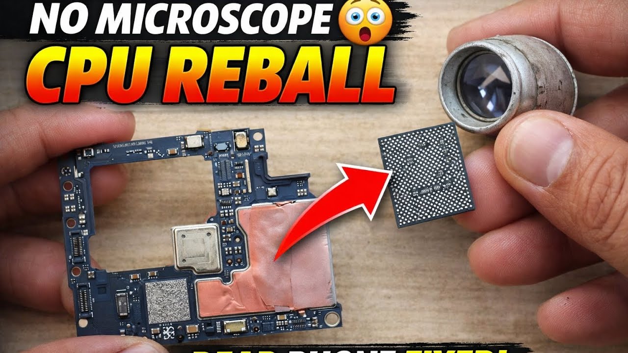 Fixing a Dead Motherboard without a Microscope! (Impossible?)