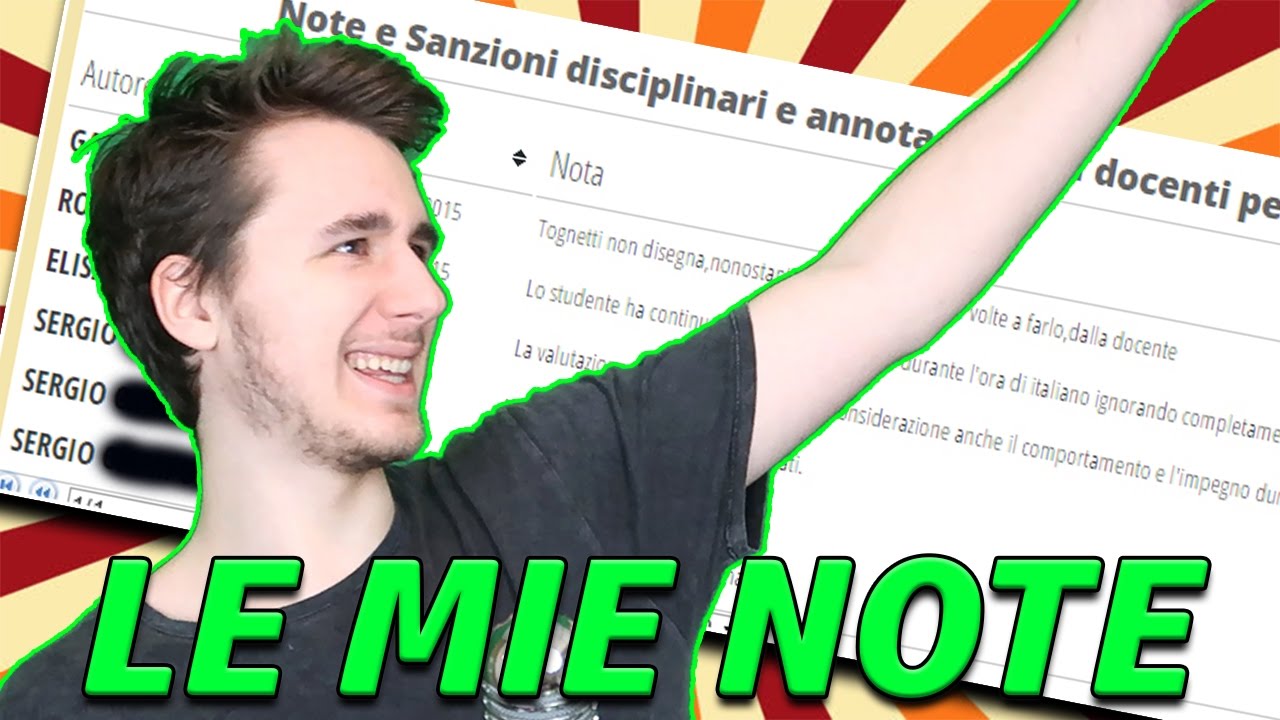 LE MIE NOTE SCOLASTICHE