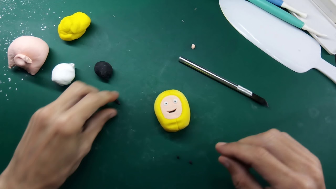 Oddbods gumpaste figurine tutorial