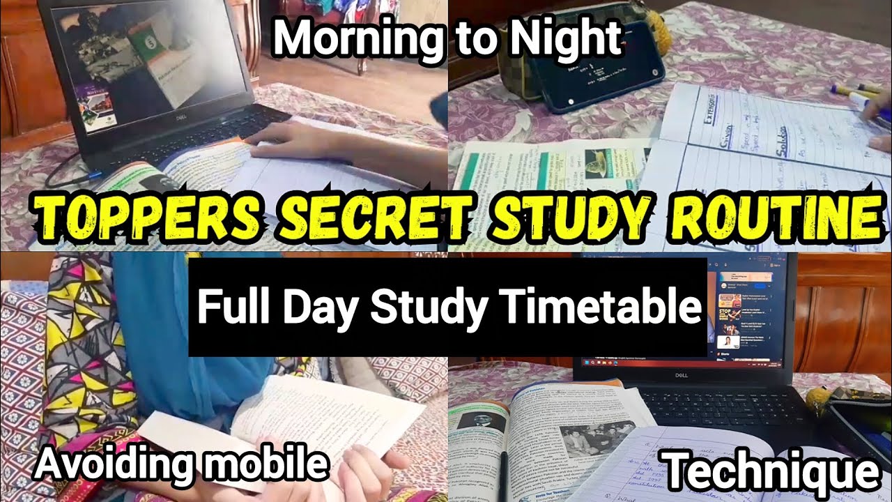 Toppers secret study routine📈🎒📚 ( studyroutine , tips and tricks)