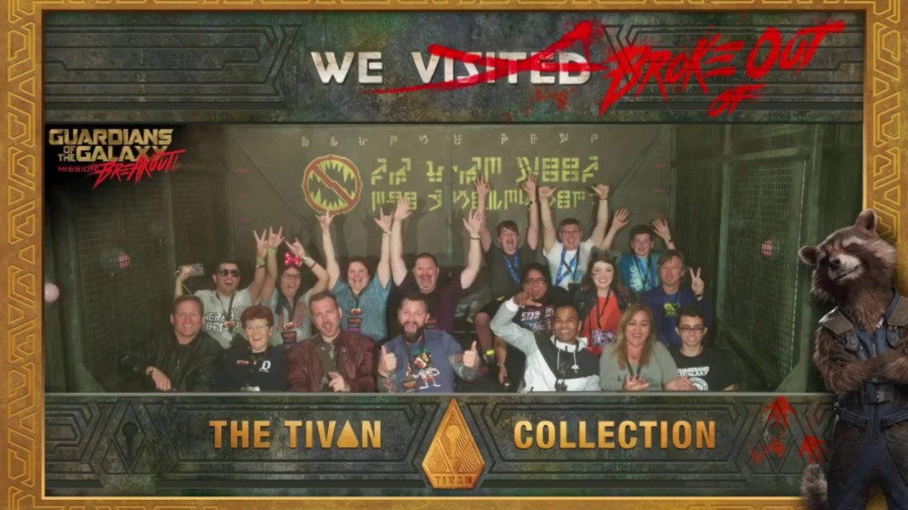 Guardians of The Galaxy Mission Breakout Ride