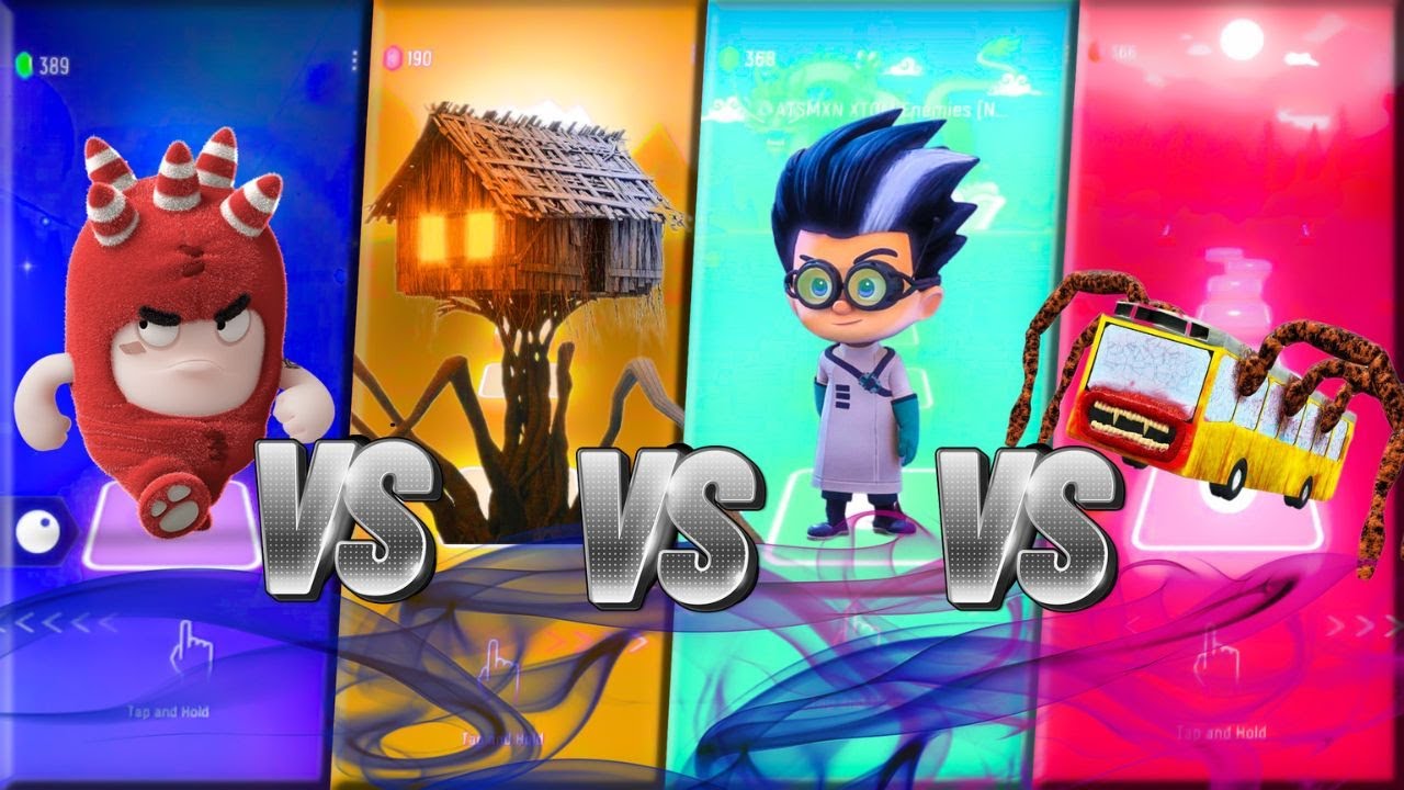 OddBods - House Head - Romeo -  Bus Eater 😎 Tiles Hop EDM Rush!