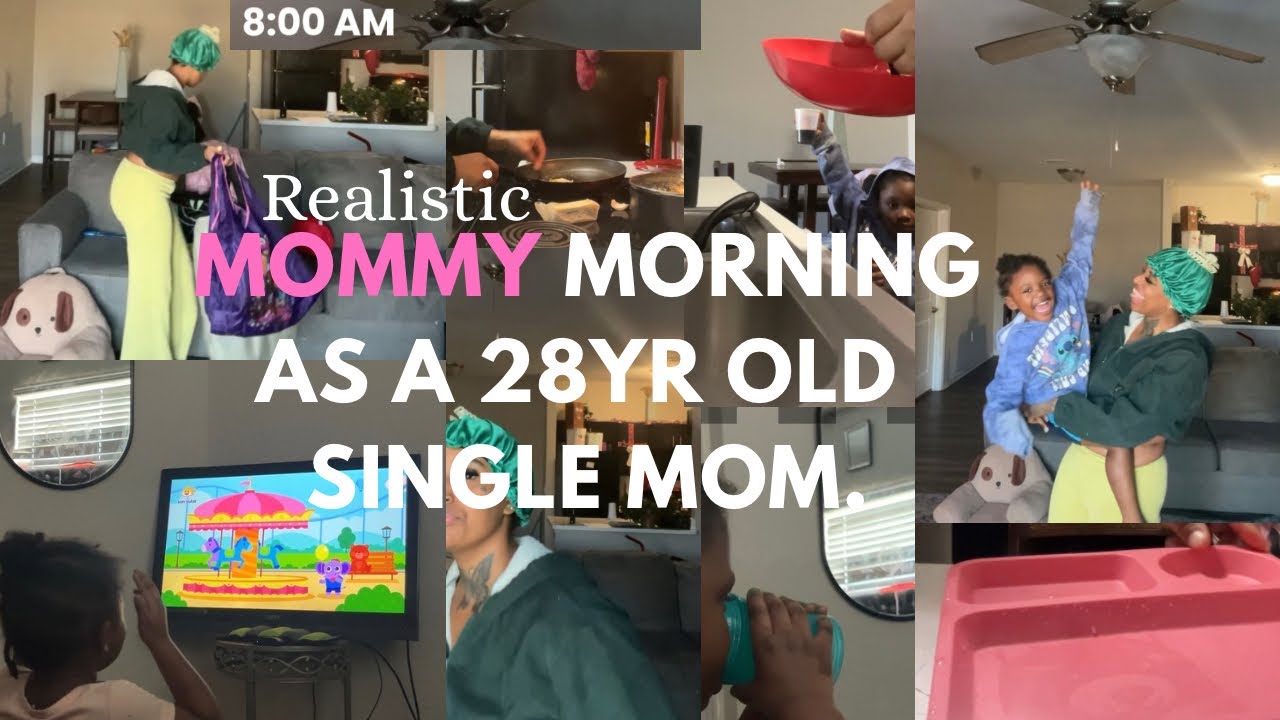 Realistic Mommy Morning Vlog as a Single Mom 
