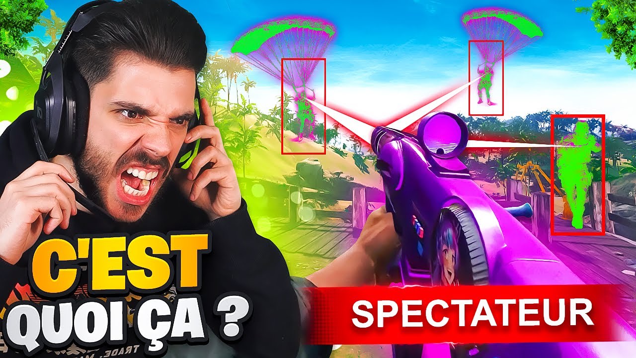 JE SPEC UN CHEATER AVEC UN SKIN JAMAIS SORTI SUR WARZONE