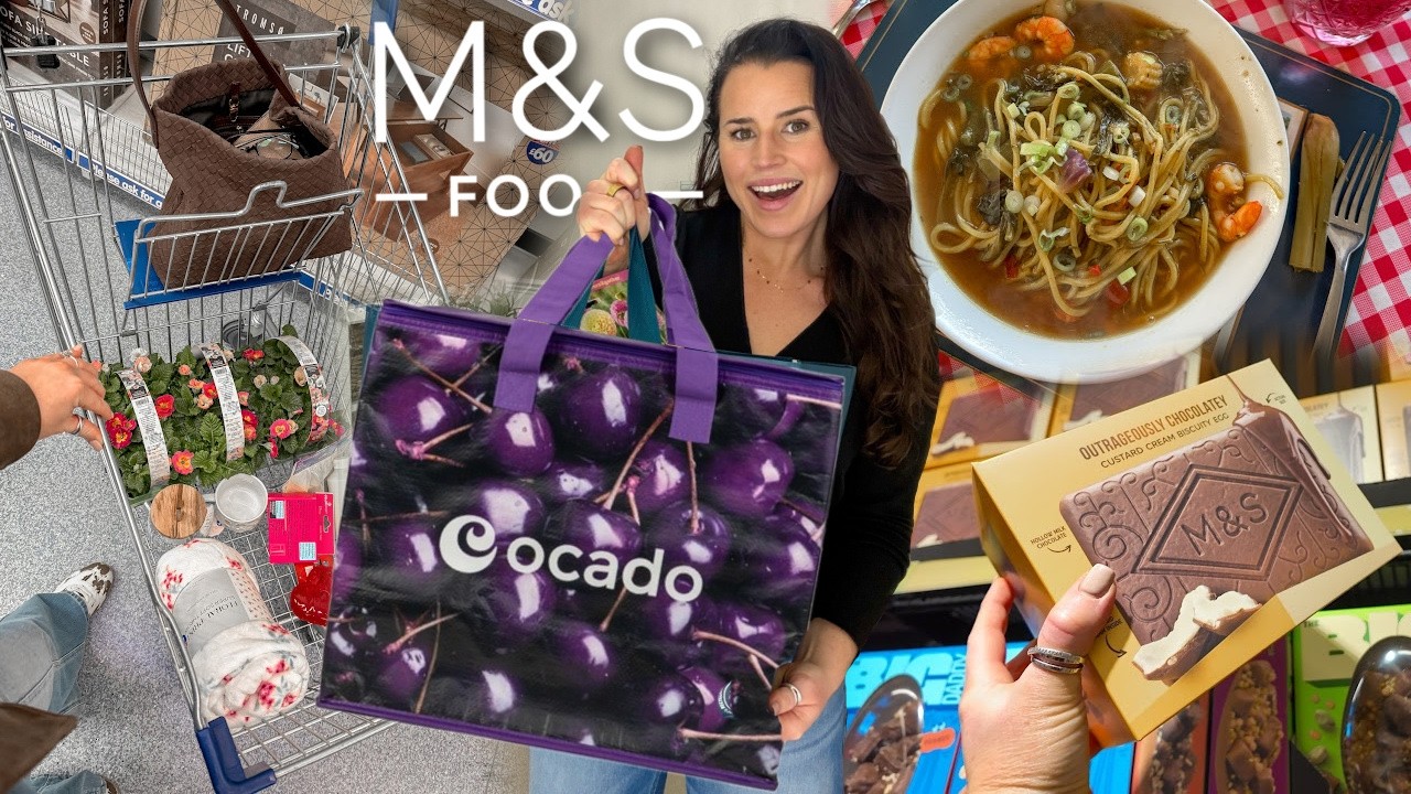 M&S food shopping, Ocado haul & a tough week… | FEW DAYS WITH ME VLOG