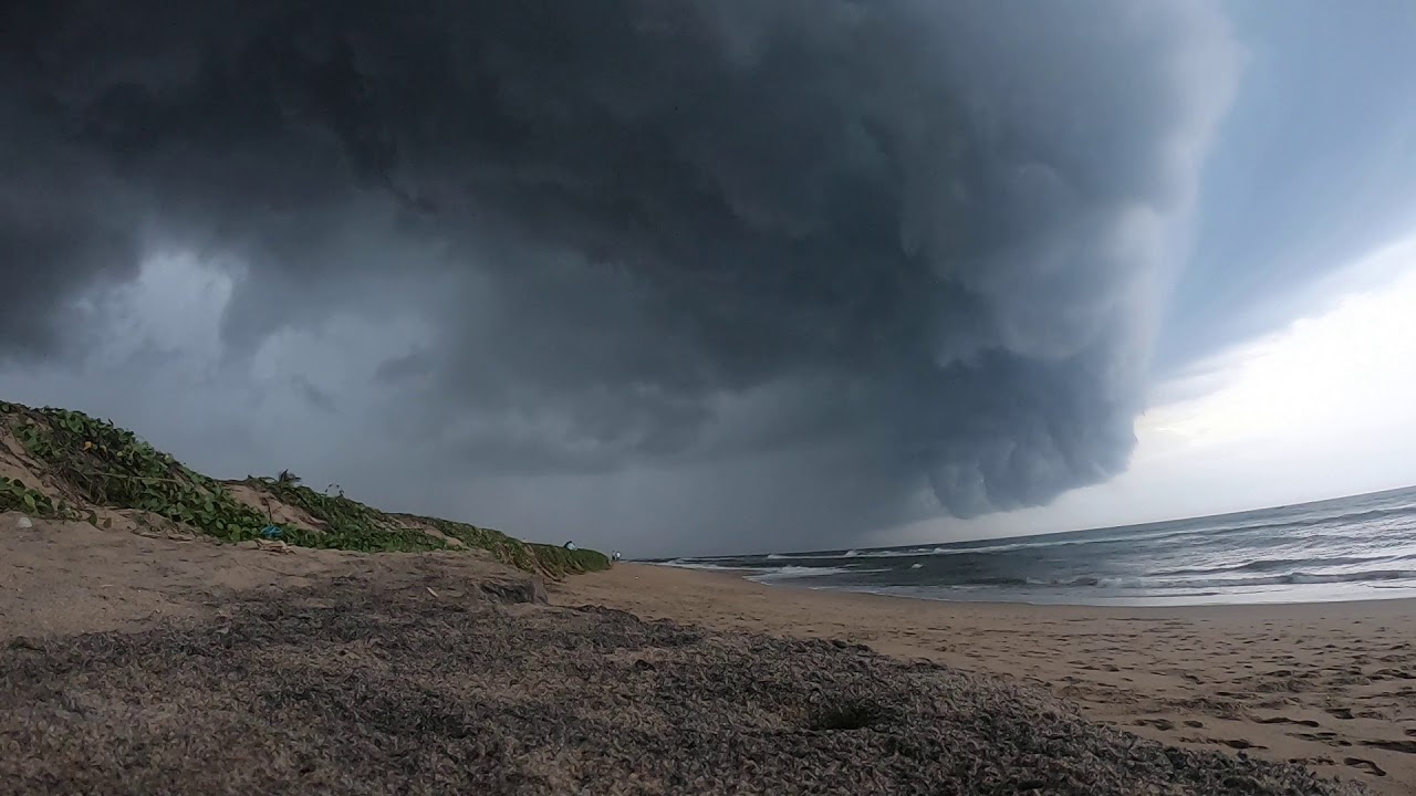 Massive Clouds over Chennai Beach #ECR #Chennai #ChennaiRains #GoPro