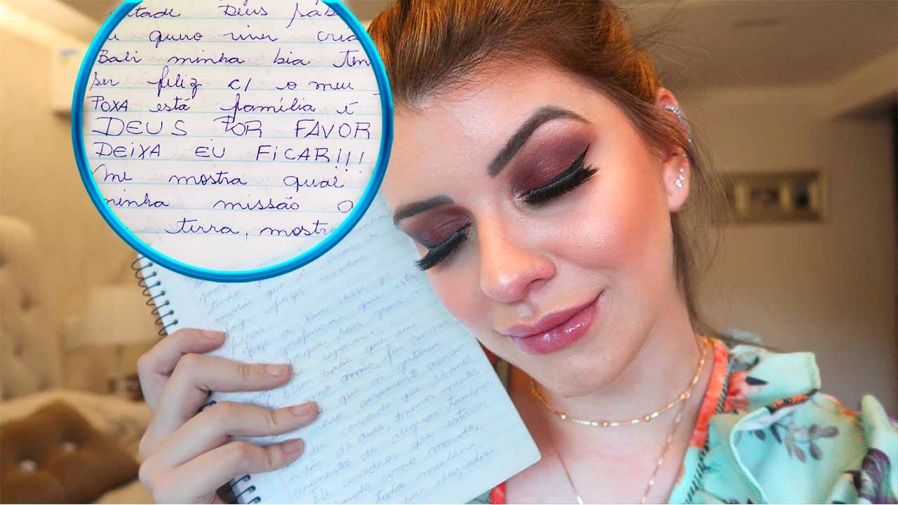 LENDO O DIARIO QUE MINHA MAE ESCREVEU ANTES DE MORRER