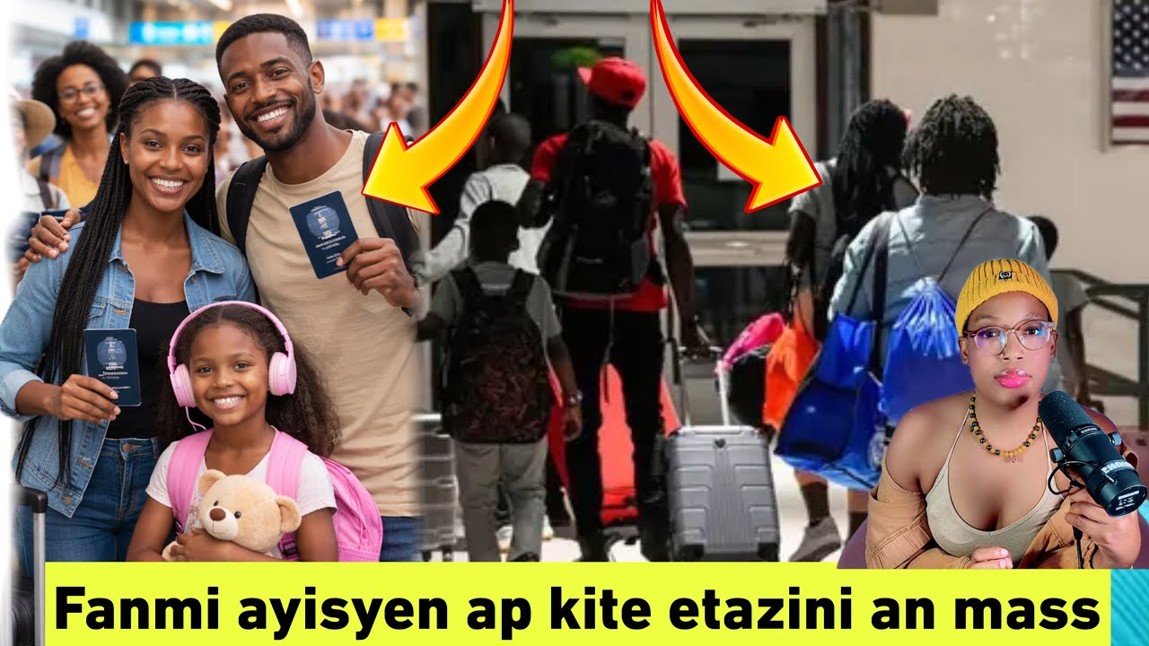 Men sak te rete a ! Ayisyen ap kite etazini en mass ak fanmi yo- yo pa vle rete ankò