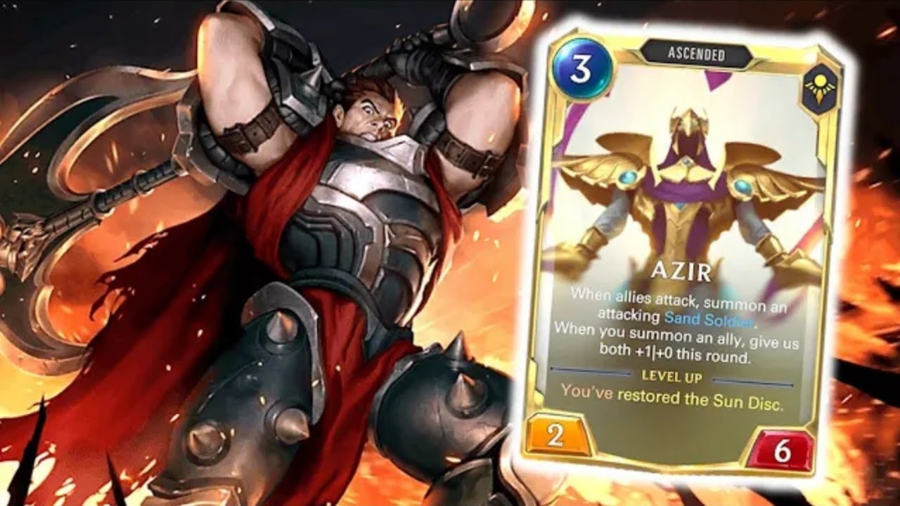 Lor darius azir destesi aggro deste kolay lig atlatır @Legends of Runeterra  aggro deck darius deck
