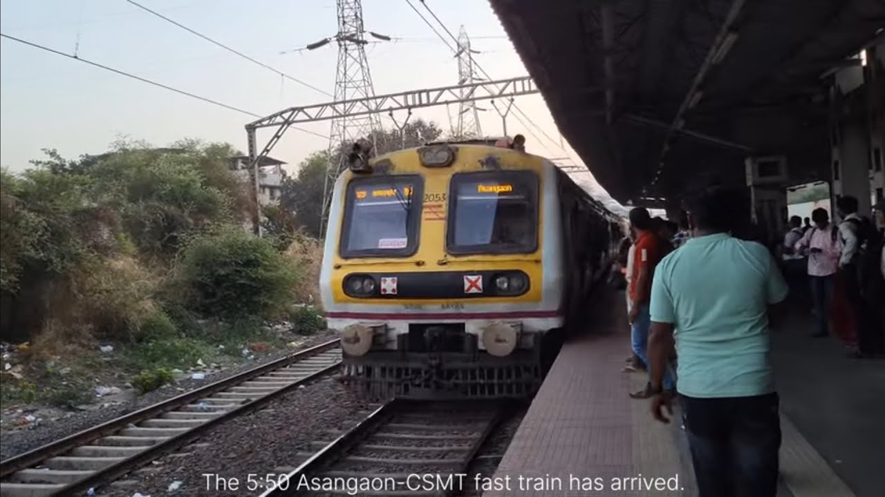 Complete Local Train Ride: Asangaon to CSMT - Mumbai's Lifeline!