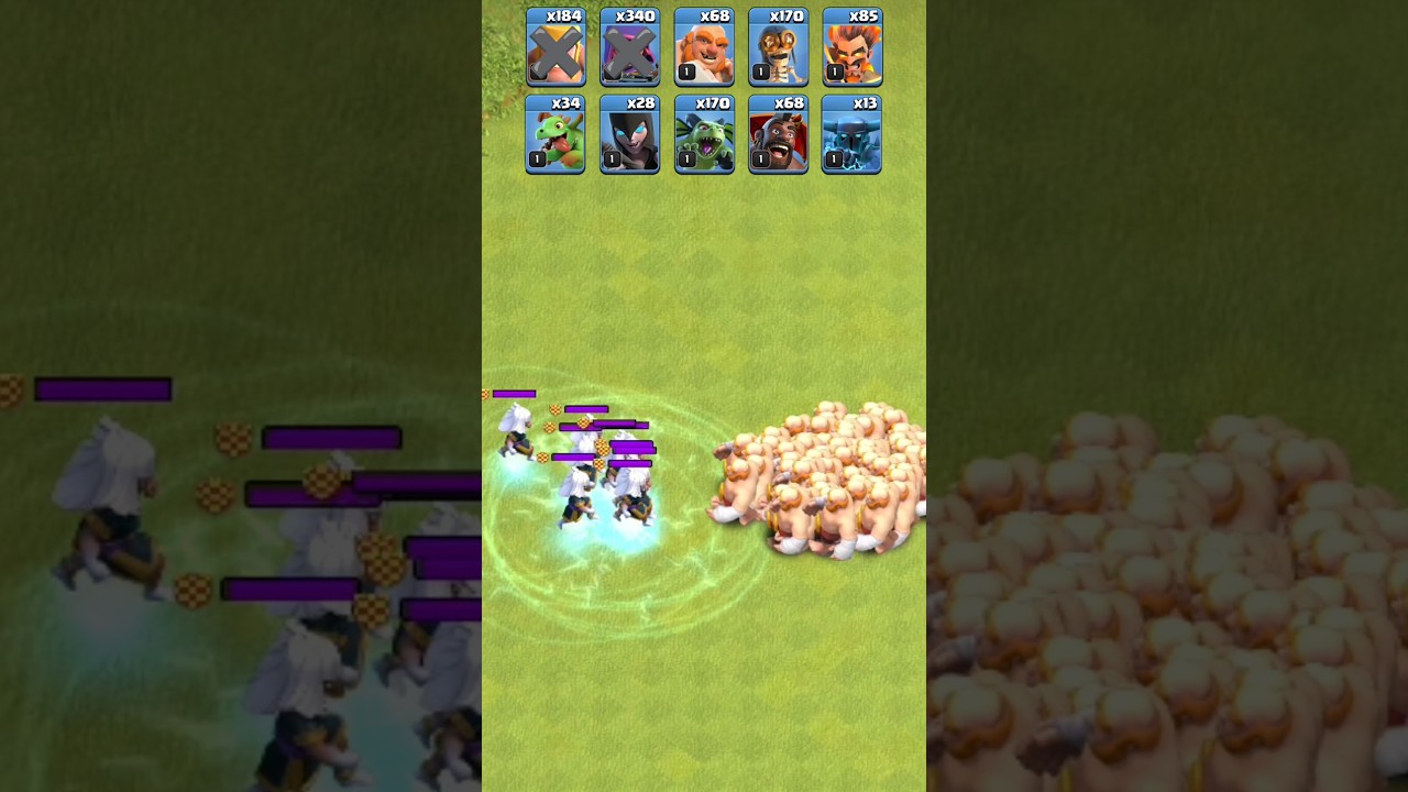 BH Troops Can Stop 10 Electro Titan | clash of clans #shorts #shortsfeed #clashofclans