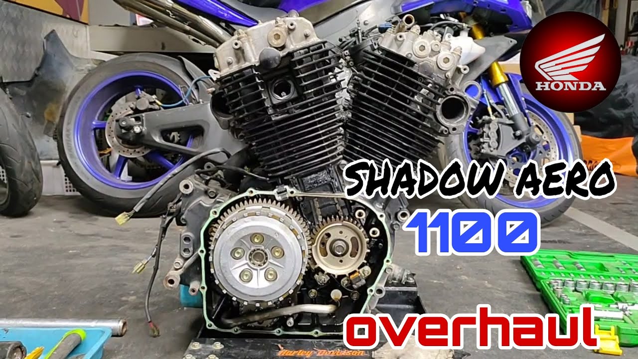 HONDA SHADOW AERO 1100 ENGINE RESTORATION