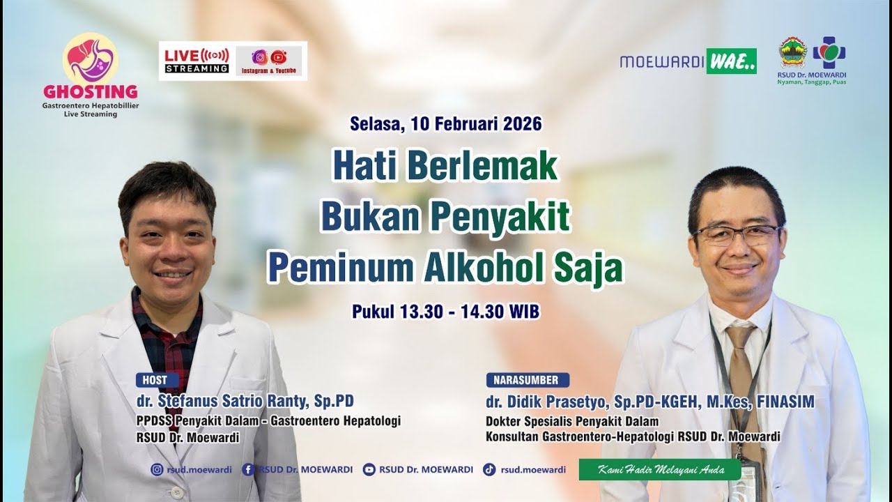 Hati Berlemak Bukan Penyakit Peminum Alkohol Saja | #GHOSTING #023