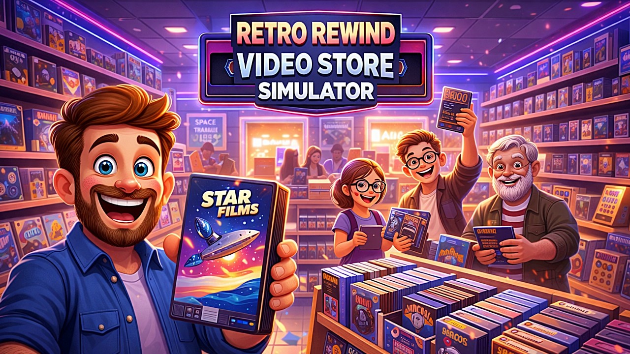 YENİ SİMULASYON OYUNUNU ÇOK SEVDİM / Retro Rewind Video Store Simulator Türkçe Oynanış 2026