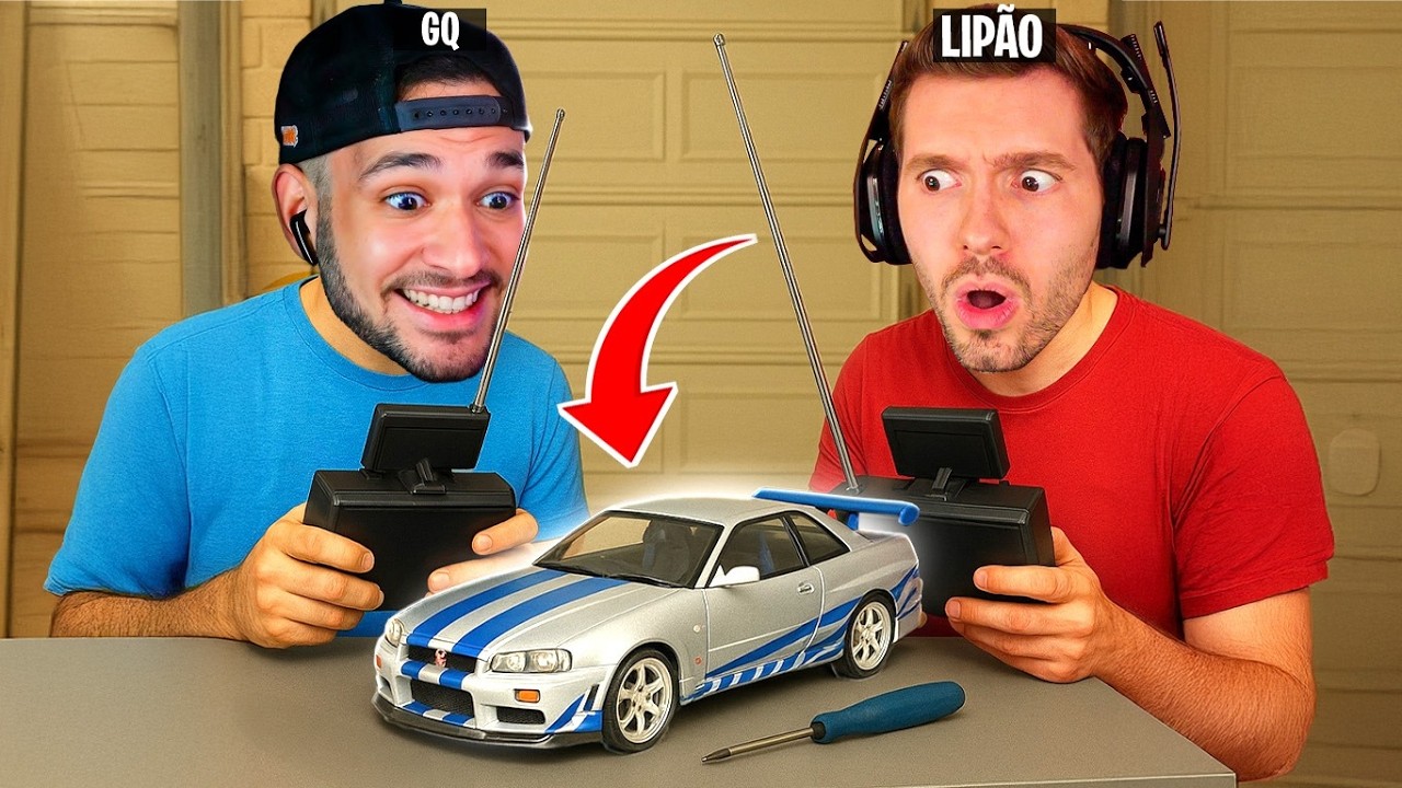 LIP&Atilde;O e GQ compraram GTR de controle remoto!